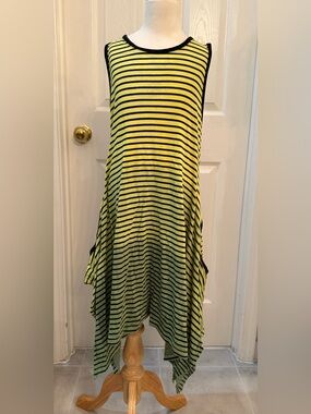 KidCuteTure Sz 10 Striped Ombré Dress